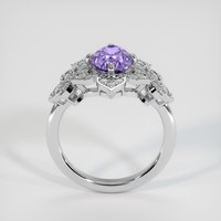 1.91 Ct. Violet Sapphire Ring, Platinum 950 3