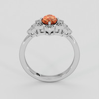 1.03 Ct. Bi Color / Parti Sapphire Ring, Platinum 950 3