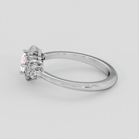 0.47 Ct. Pink Sapphire Ring, Platinum 950 4