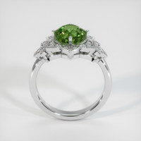 3.99 Ct. Green Sapphire Ring, Platinum 950 3