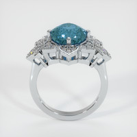 6.99 Ct. Greyish Blue Sapphire Ring, Platinum 950 3