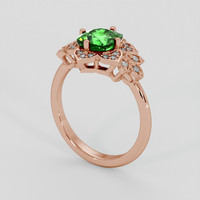 1.85 Ct. Tsavorite Garnet Ring, 14K Rose Gold 2