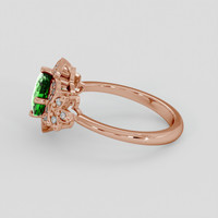 1.85 Ct. Tsavorite Garnet Ring, 14K Rose Gold 4
