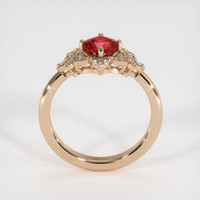 1.09 Ct. Ruby Ring, 14K Rose Gold 3