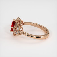 1.04 Ct. Ruby Ring, 14K Rose Gold 4