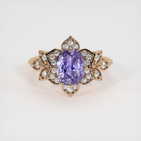 1.91 Ct. Sapphire Ring, 14K Rose Gold 1
