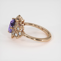 1.91 Ct. Sapphire Ring, 14K Rose Gold 4