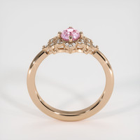 0.79 Ct. Sapphire Ring, 14K Rose Gold 3