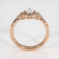 0.56 Ct. Pink Sapphire Ring, 14K Rose Gold 3