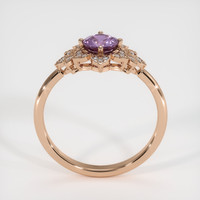 1.07 Ct. Pink Sapphire Ring, 18K Rose Gold 3