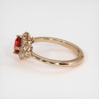 1.09 Ct. Ruby Ring, 18K Rose Gold 4