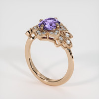 1.91 Ct. Sapphire Ring, 18K Rose Gold 2