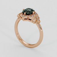 2.05 Ct. Color Change Sapphire Ring, 18K Rose Gold 2