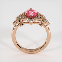 1.29 Ct. Padparadscha Sapphire Ring, 18K Rose Gold 3