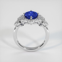 1.99 Ct. Blue Sapphire Ring, 10K White Gold 3