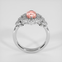 1.66 Ct. Padparadscha Sapphire Ring, 10K White Gold 3