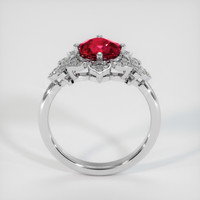 1.71 Ct. Ruby Ring, 10K White Gold 3