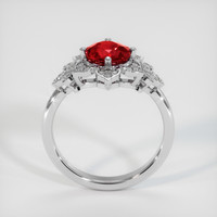 1.40 Ct. Ruby Ring, 10K White Gold 3