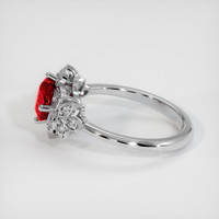 1.40 Ct. Ruby Ring, 10K White Gold 4