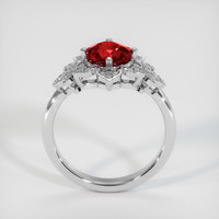1.45 Ct. Ruby Ring, 10K White Gold 3