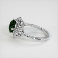 3.49 Ct. Color Change Sapphire Ring, 10K White Gold 4