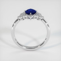 1.21 Ct. Blue Sapphire Ring, 14K White Gold 3