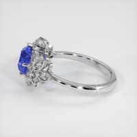 1.92 Ct. Color Change Sapphire Ring, 14K White Gold 4