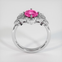 2.09 Ct. Pink Sapphire Ring, 14K White Gold 3