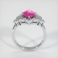 2.21 Ct. Pink Sapphire Ring, 14K White Gold 3