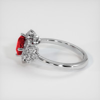 1.68 Ct. Ruby Ring, 14K White Gold 4