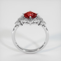 1.54 Ct. Ruby Ring, 14K White Gold 3