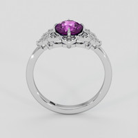 1.99 Ct. Purple Sapphire Ring, 14K White Gold 3