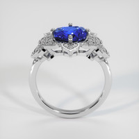 2.15 Ct. Bi Color Sapphire Ring, 14K White Gold 3