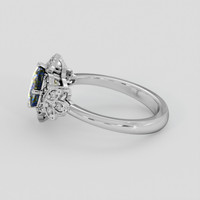 1.56 Ct. Bi Color / Parti Sapphire Ring, 14K White Gold 4