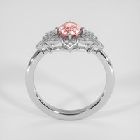 1.21 Ct. Padparadscha Sapphire Ring, 14K White Gold 3