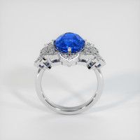 5.82 Ct. Blue Sapphire Ring, 14K White Gold 3
