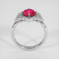 1.58 Ct. Pink Spinel Ring, 18K White Gold 3