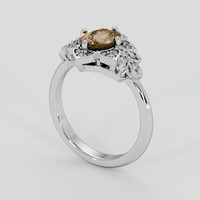 1.14 Ct. Bi Color Andalusite Ring, 18K White Gold 2
