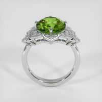 4.01 Ct. Green Sapphire Ring, 18K White Gold 3