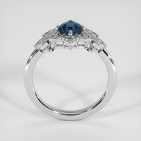 1.27 Ct. Sapphire Ring, 18K White Gold 3