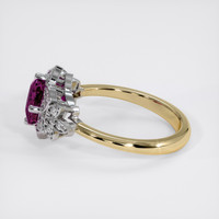 1.10 Ct. Gemstone Ring, 14K White & Yellow 4