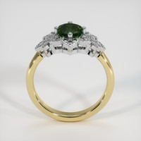 0.85 Ct. Bluish Green Sapphire Ring, 14K White & Yellow 3