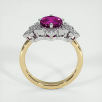 1.10 Ct. Gemstone Ring, 18K White & Yellow 3