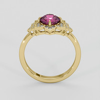 1.46 Ct. Pink Spinel Ring, 10K Yellow Gold 3