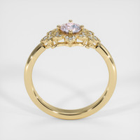 0.58 Ct. Pink Sapphire Ring, 10K Yellow Gold 3