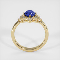 1.04 Ct. Blue Sapphire Ring, 14K Yellow Gold 3