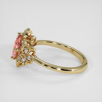 1.17 Ct. Pink Sapphire Ring, 14K Yellow Gold 4