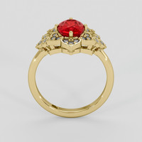 2.31 Ct. Ruby Ring, 14K Yellow Gold 3