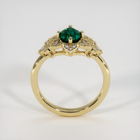 1.33 Ct. Bluish Green Sapphire Ring, 14K Yellow Gold 3