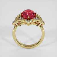 5.15 Ct. Padparadscha Sapphire Ring, 14K Yellow Gold 3